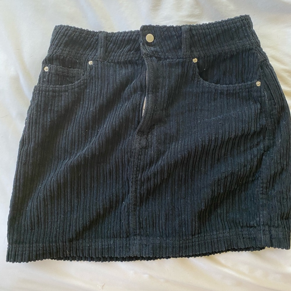 BDG black corduroy skirt